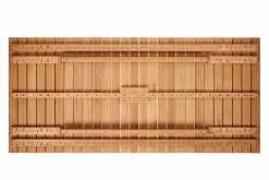 CASA TEAK LUXE Chaise Longue Naturel