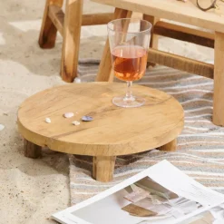 CASA TEAK Support Sur Pied Naturel