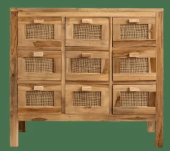 CASA TECK Meuble De Pharmacie Naturel