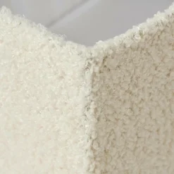 CASA TEDDY Panier Pliable Blanc Cassé