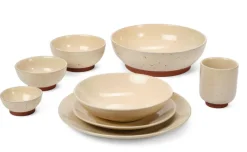 CASA TERRA Assiette Beige