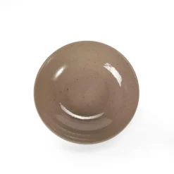 CASA TERRA Assiette Creuse Taupe