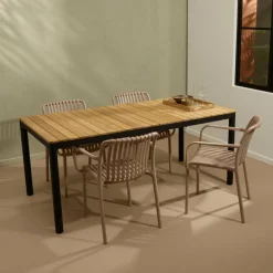 CASA TIBO & NOMI Set De Jardin Crème