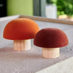 CASA VELVET Champignon Naturel, Multicolore