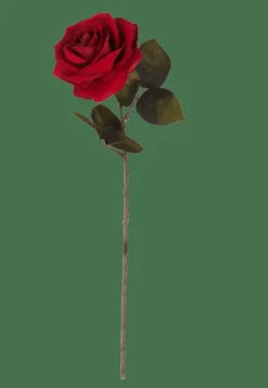 CASA VELVET Fleur Artificielle Rouge