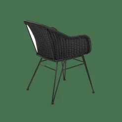 CASA VIENNA Chaise Coque Salle à Manger Noir