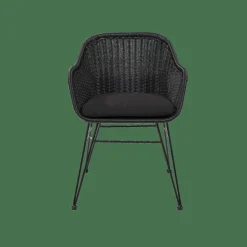 CASA VIENNA Chaise Coque Salle à Manger Noir