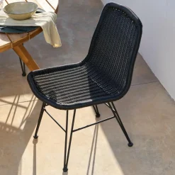 CASA VIENNA Chaise De Salle à Manger Noir