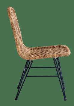 CASA VIENNA Chaise Noir, Naturel