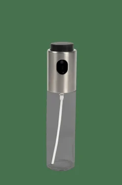 CASA VINAIGRE Pulvérisateur Huile-vinaigre Noir, Argent, Transparent