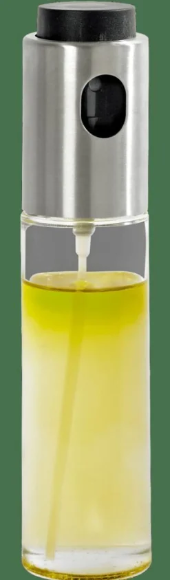 CASA VINAIGRE Pulvérisateur Huile-vinaigre Noir, Argent, Transparent
