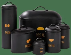 CASA VIRA Boîte Pour Biscuits Noir