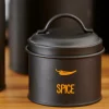 CASA VIRA Boîte Pour épices Noir