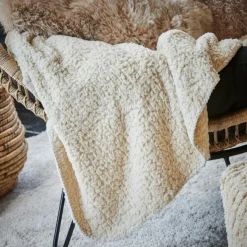 CASA WHITE Rideau à Franges Blanc