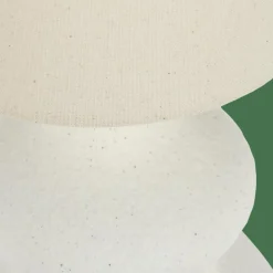 CASA WHITESTONE Lampe De Table Avec Abat-jour E27 Blanc Cassé