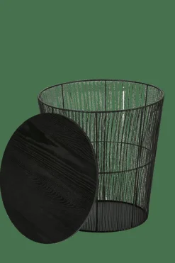 CASA WIRAS Table D'appoint Noir