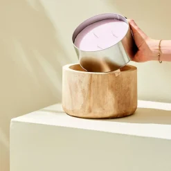 CASA WOOD Recharge Bougie De Jardin Mauve