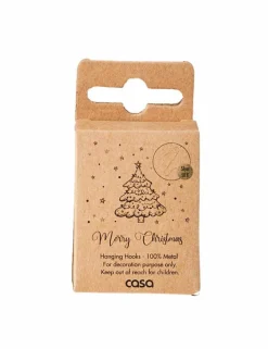 CASA X-MAS Set à Pâtisserie 4P. Spatule Avec 3 Emporte-pièces Doré, Multicolore