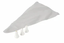 CASA X-MAS Set à Pâtisserie 4P. Spatule Avec 3 Emporte-pièces Doré, Multicolore