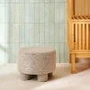 CASA ZENO Pouf Gris