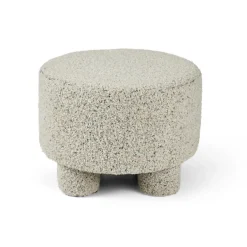 CASA ZENO Pouf Gris