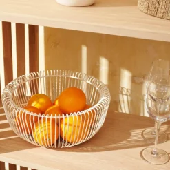 CASA ZIBA Corbeille à Fruits Sable